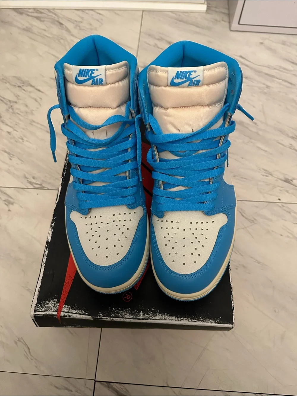 Nike Air Jordan 1 Retro High OG - Powder Blue/White Men’s Sneakers